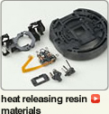 heat releasing resin materials