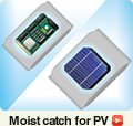 Moist catch for PV
